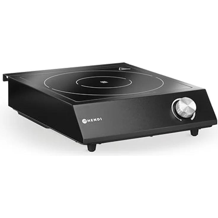 Hendi Induktionskocher Set, 3500W mit Stielkasse und Kochplatte aus rostfreiem Edelstahl, Schwarz – Bild 7