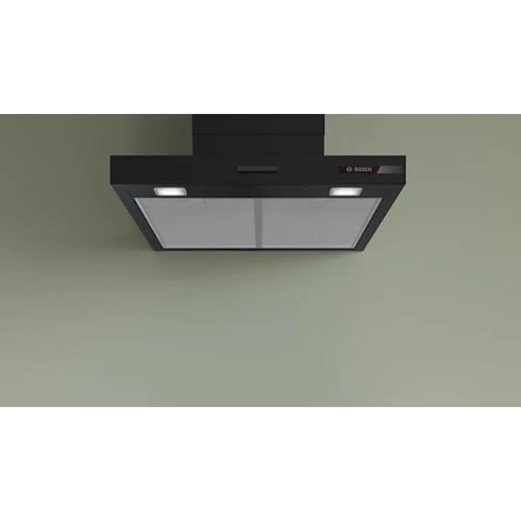 Bosch Serie 2, Wandesse DWB63BC60, 60 cm, Mattschwarz mit Tastensteuerung und Dual Filtersystem – Bild 4