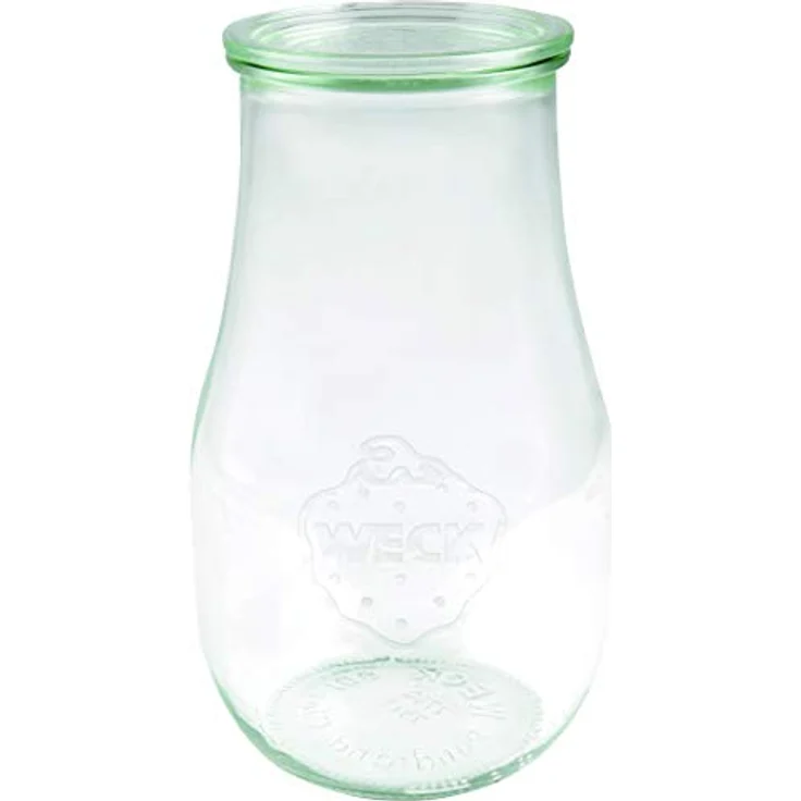 Weck Einkochgläser Tulpenform 2,5 L, Einweckgläser, Rundrandglas mit Deckel – Bild 1