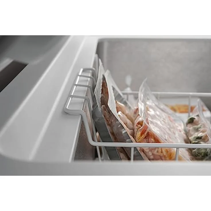 Whirlpool Gefriertruhe WHM39112/ 394 Liter Nutzinhalt / Supergefrierfunktion / Innenbeleuchtung/ Door Balance / Leise mit 42 dB, Weiß [Energieklasse E] – Bild 5