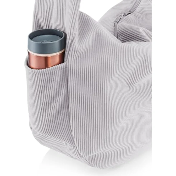 reisenthel Moonbag Schultertasche, 48 cm, grau, aus 100% Polyester – Bild 2