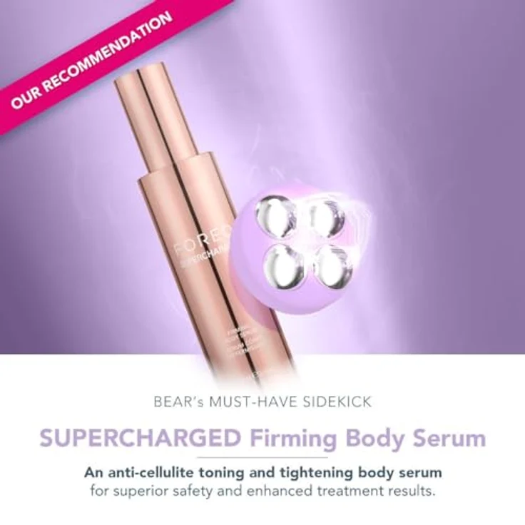 FOREO BEAR™ 2 body, Körperstraffungsgerät mit Mikrostrom und T-Sonic™ Massage, lavendel – Bild 4