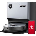 Ultenic MC1 Saugroboter mit Absaugstation Wischfunktion, Staubsauger Roboter 5000Pa Saugleistung, LiDAR Navigation, 3h Lange Laufzeit, Saug Wischroboter Selbstwaschend Selbsttrocknend Selbstentleerend