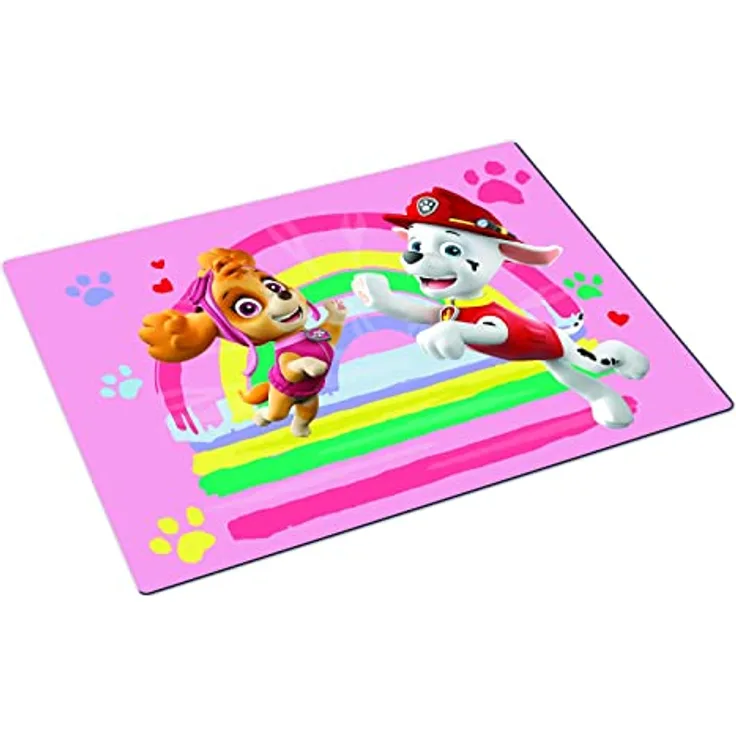 P:os 29445 PAW Patrol - Tischset mit beliebtem Paw Patrol-Design, Platz-Set für Mädchen aus bpa-freiem Kunststoff, ca. 42 x 29 cm groß