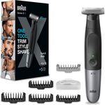 Braun Multifunktionstrimmer, Bartschneider in titan