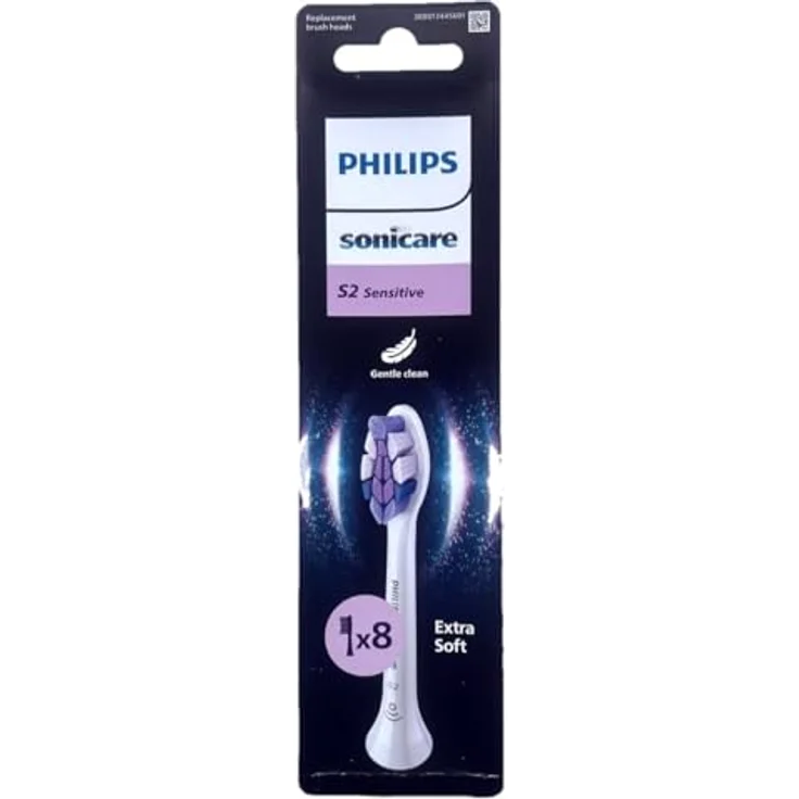 Philips HX6058/87 Sonicare Sensitive 8er-Pack Aufsteckbürsten, für empfindliche Zähne, Damen, Weiß – Bild 2