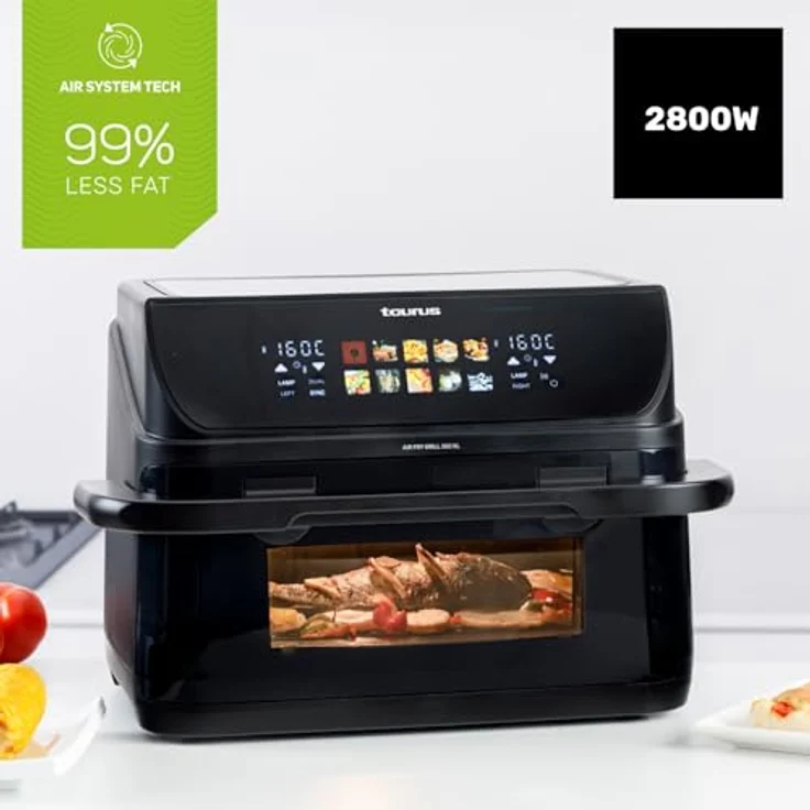 Taurus Heißluftfritteuse 973004000, trendige Fritteuse mit EU-Stecker, steckbar – Bild 2