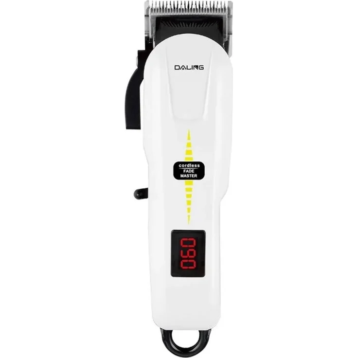 DALING Elektrischer Haarschneider DL-1058, Profi Trimmer Rasierer Bart Clipper Hair Akku, Vielseitig einsetzbar, Schwarz
