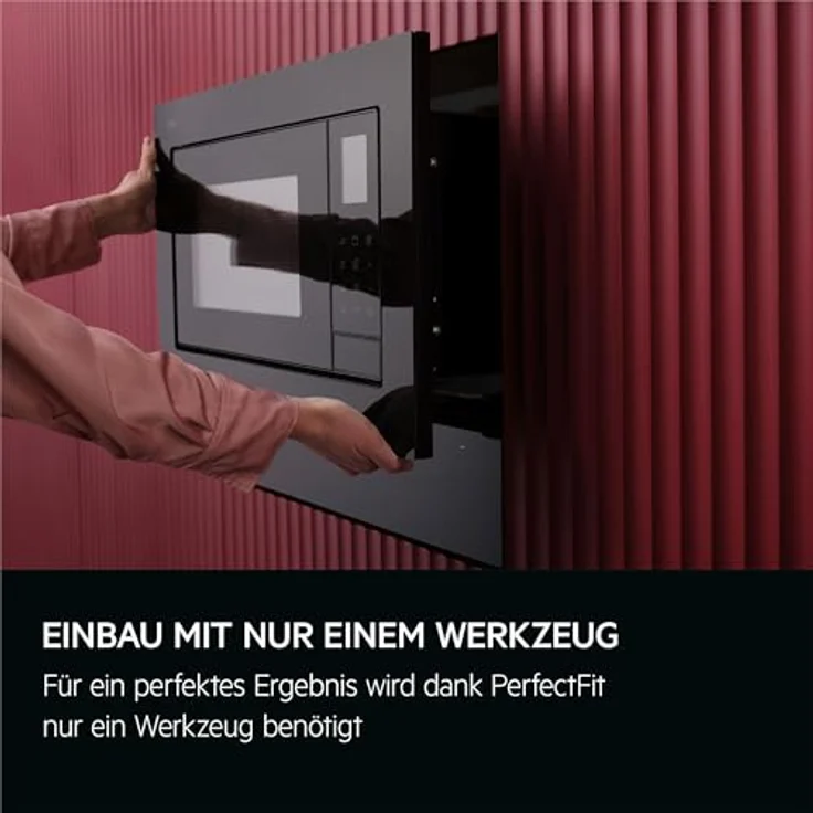 AEG TB6SM171DB Einbau Mikrowelle schwarz, 17 Liter, Touch-Bedienung mit SteamSet, Push-to-Open-Türsystem – Bild 9