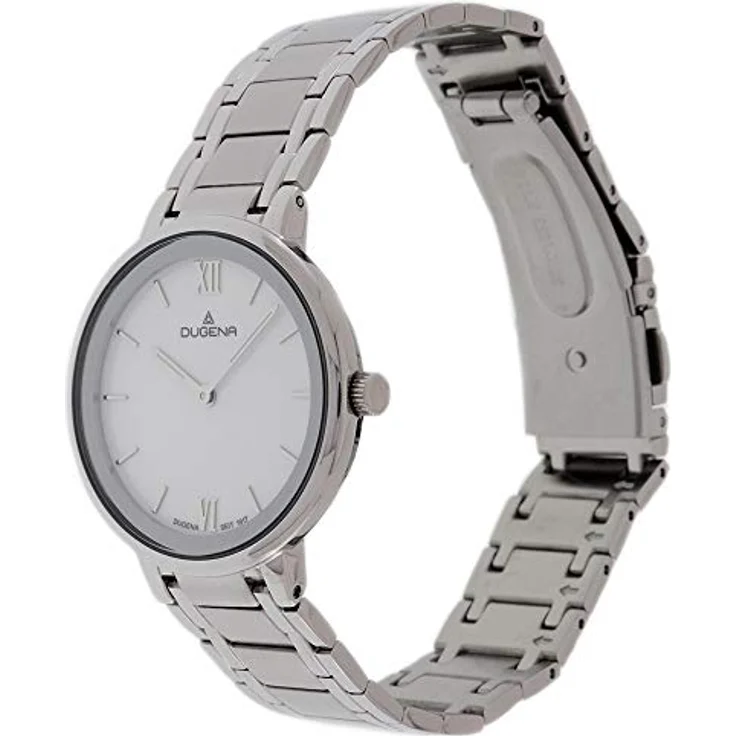 Dugena Damen Armbanduhr Cosima 4460996 Saphirglas 33mm silberfarben – Bild 2
