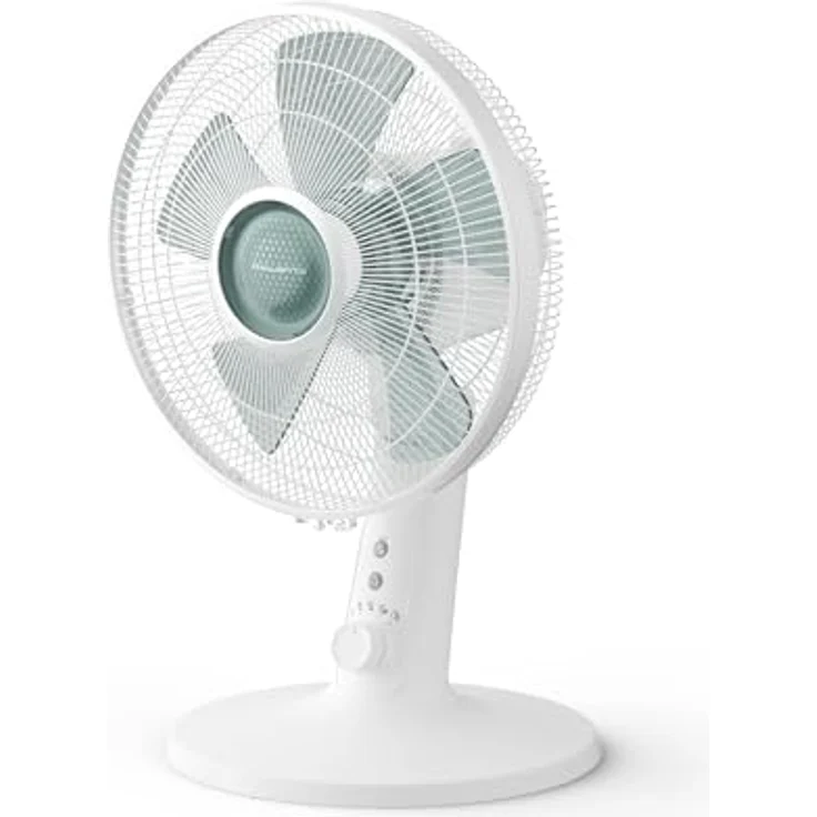 ROWENTA VU2740 Turbo Silence Extreme+ Tischventilator, 20 Watt, leiser Betrieb mit Timer und Oszillation, Weiß – Bild 1