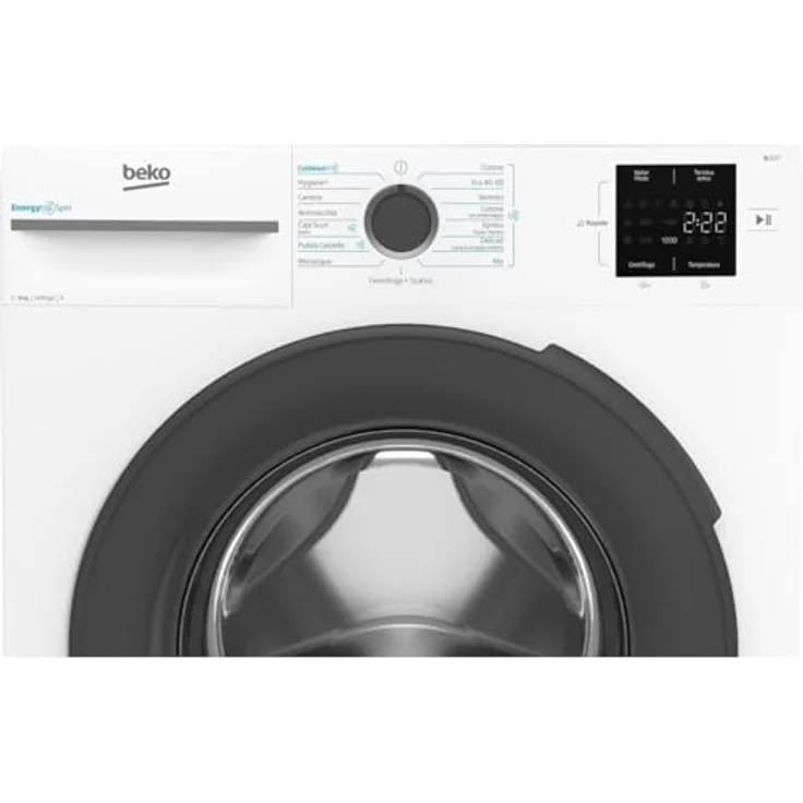 Beko BMWU3941A, Frontlader Waschmaschine mit 9 kg Fassungsvermögen, 1400 U/min und EnergySpin-Technologie, Weiß – Bild 3