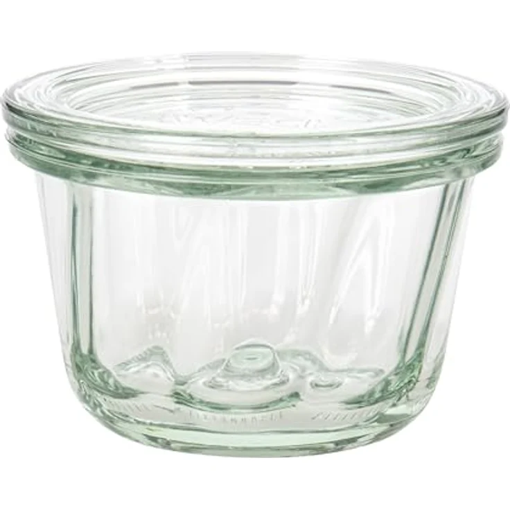 WECK Einmachglas, Rundrandglas 165ml, Set mit 6 Gugelhupfgläsern, klar – Bild 2