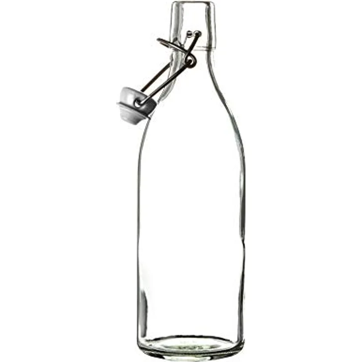 6x Glasflasche mit Bügelverschluss 500ml Draht-Bügelflasche zum Einkochen – Bild 4