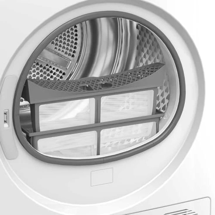 Beko BM3T39230W Wäschetrockner, 9 kg Wärmepumpentrockner mit 15 Programmen, Sensortrocknung, Aquawave Schontrommel, Säulenfähig, Weiß – Bild 4