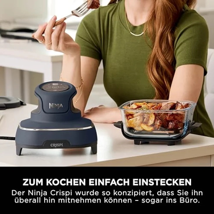 NINJA Crispi FN101EUGY, Heißluft Fritteuse mit LCD-Display und 4 voreingestellten Programmen, 3,8 l Fassungsvermögen – Bild 12