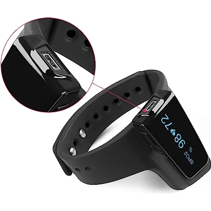Pulox Checkme O2 - Smartes Handgelenk Pulsoximeter mit Ringsensor und App für iOS und Android – Bild 4