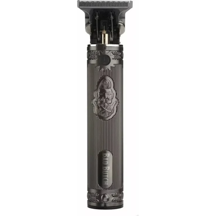 EFALOCK Professional Haar- und Bartschneider Efalock Bad Butch Trimmer, Ultra präzise Zero Schnitte, inkl. 3 Aufsteckkämme, 4 Stunden Akkulaufzeit, T-Stahlklinge - Schwarz – Bild 1