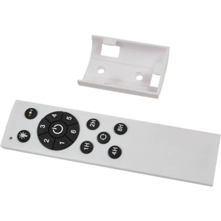 Lindby LED-Deckenventilator Klasika, DC-Motor, leise, 106 cm, Lichtfarbwechsel, weiße Gehäuse – Bild 8