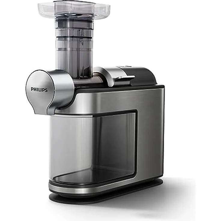 Philips HR1949-20 Slow Juicer, Entsafter für kaltes Pressen, maximale Nährstoffextraktion, edelstahl – Bild 2