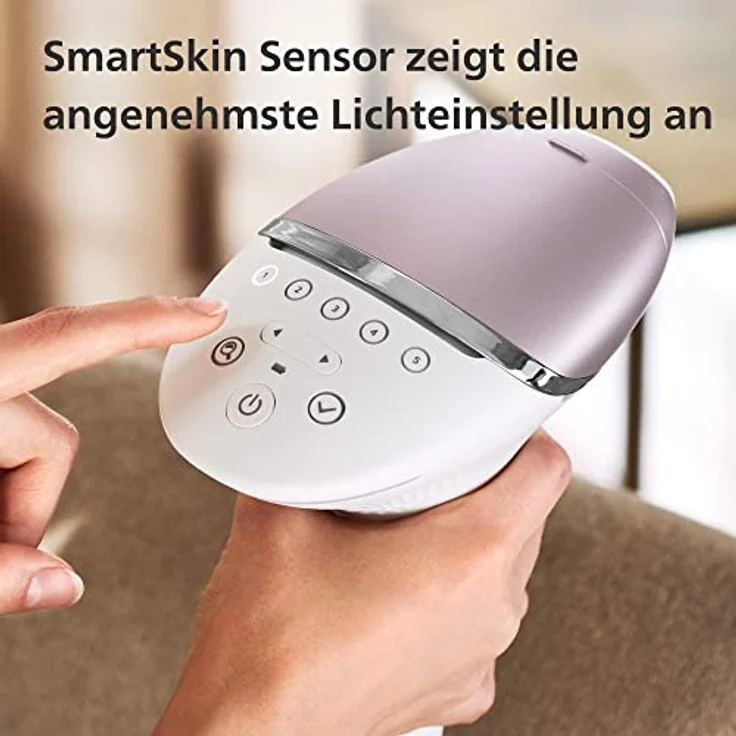 Philips Lumea IPL Haarentfernungsgerät 8000 Series – Haarentfernungsgerät mit SenseIQ Technologie, 2 Aufsätze für Körper und Gesicht (Modell BRI944/00) – Bild 5