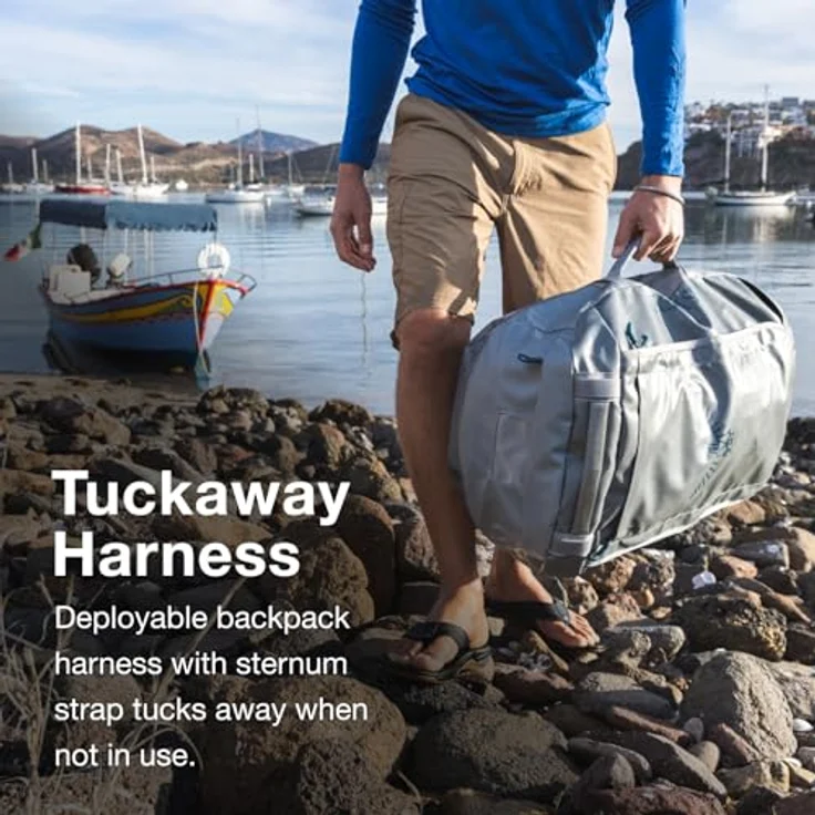 Osprey Transporter 120 Reisetasche, 82 cm, grau, 100% Polyester, strapazierfähig – Bild 5