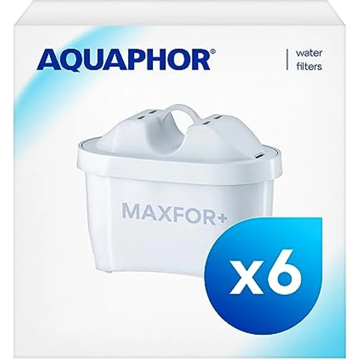 AQUAPHOR MAXFOR+ Pack 5+1 Wasserfilterkartusche-gegen Kalk, Chlor & weitere unerwünschte Stoffe, Mit patentiertem AQUALEN, Weiß, 200 l – Bild 2