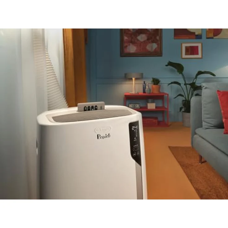 De'Longhi Pinguino PACEL110ERFWiFi, mobile Klimaanlage für Räume bis 100 m³, 11.000 BTU/h, Wi-Fi, Alexa & Google Assistant, Entfeuchtungsfunktion, Gas R290, Klasse A, Weiß – Bild 5