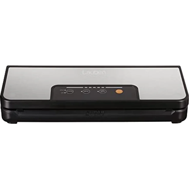 Lauben Vacuum Sealer 60SB Vakuumiergerät Profi für Sous Vide, Folienschneider, Folienrollenspeicher für trockene und feuchte Lebensmittel, inkl. Vakuum Schlauch, Vakuumier Beutel, 3 m Folienrolle – Bild 1