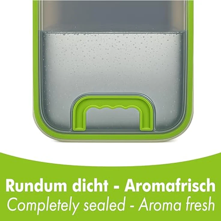 Immer Edelstahl Frischhaltedose 6 Liter, rechteckige Vorratsdose - gefriergeeignet, spülmaschinenfest, auslaufsicher – Bild 6