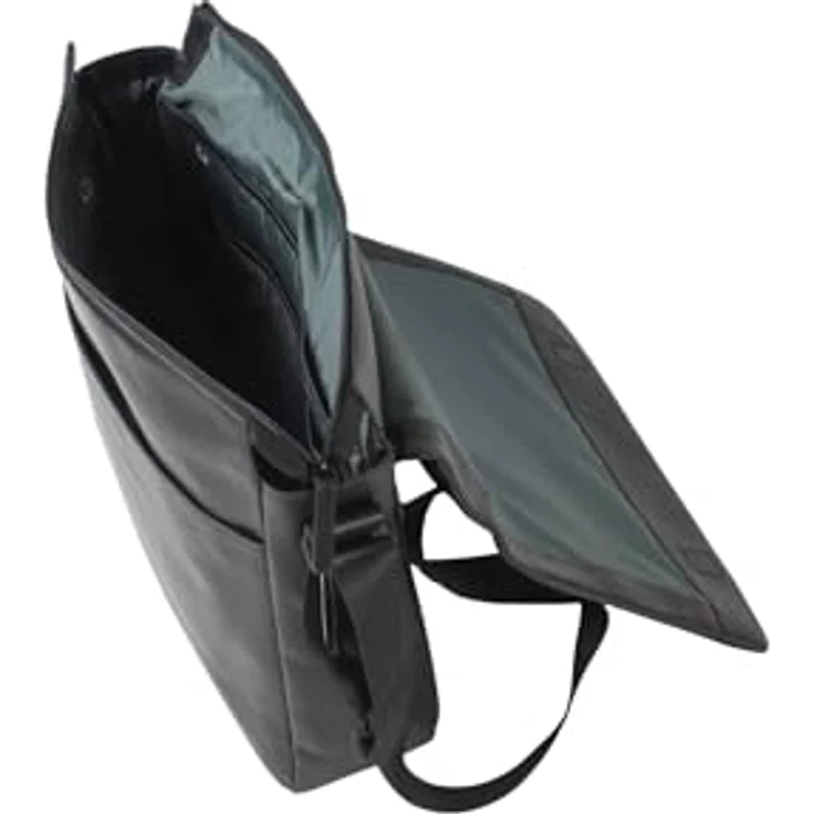 Jost Aarhus Umhängetasche, wasserabweisendes Nappaleder, schwarz, 38 x 10 x 30 cm – Bild 7