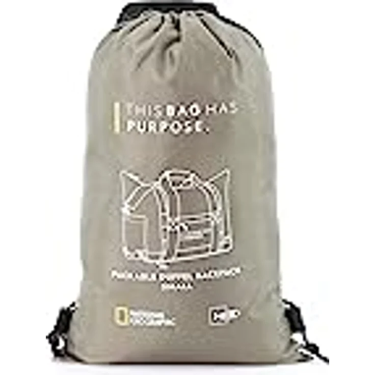 NATIONAL GEOGRAPHIC Umhängetasche Pathway, faltbare Handgepäcktasche aus recyceltem Polyester, nachhaltig und leicht – Bild 5