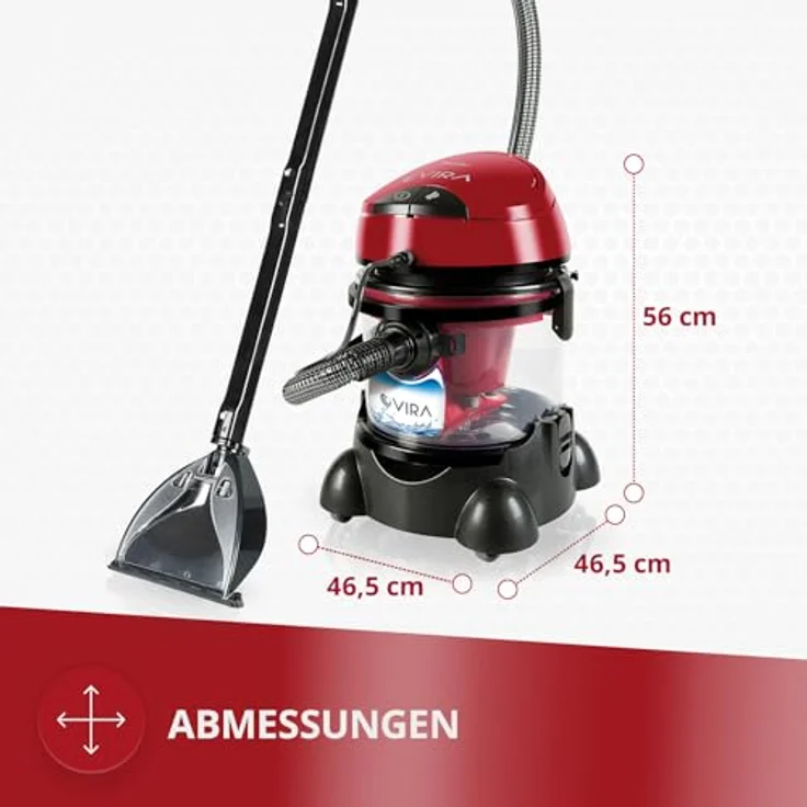MPM MOD-22 Staubsauger 4,5 l Trommel-Vakuum Trocken&Nass 2400 W Beutellos – Bild 7