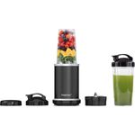 Hagenuk Smart Blender, Standmixer mit 1000 W, 30.000 U/min, 6 Edelstahlklingen, BPA-frei, inkl. 2x 700 ml Behälter und To Go Aufsatz