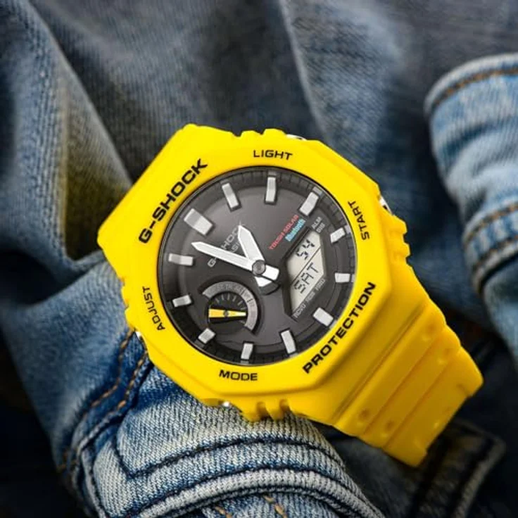 Casio Herren Armbanduhr G Shock GA B2100C 9AER Solar, analog, digital – Bild 5