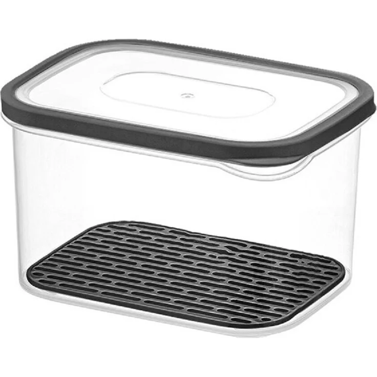 Michelino Vorratsdose mit Sieb, 1650ml, Transparent: Praktische Aufbewahrung mit luftdichtem Deckel