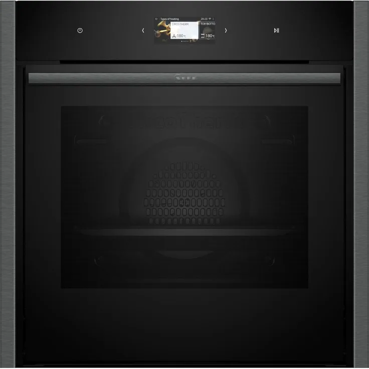 Neff N 30 B64CS71G0K, Elektrischer Einbaubackofen, 71 l, 15 Beheizungsarten, Graphite-Grey Edition, Katalytisch + Hydrolytisch