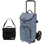 REISENTHEL® Einkaufstrolley citycruiser rack + citycruiser bag 45 l Einkaufstrolley + Kühltasche, praktischer Einkaufsbegleiter mit zusätzlicher Kühltasche, rot