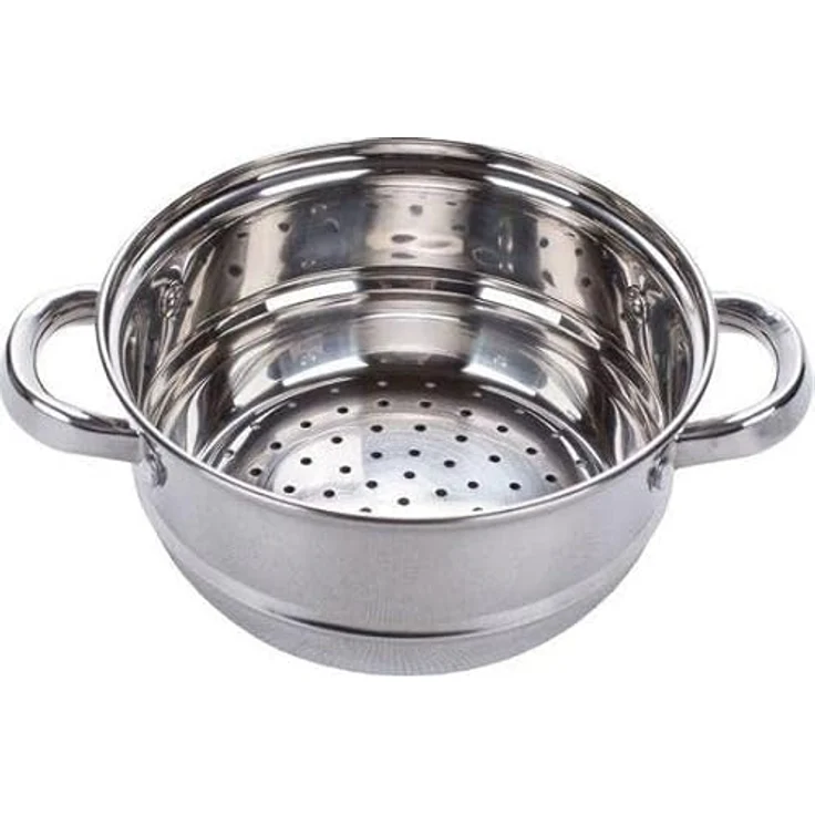KING HOFF 3 Stk. Dampfgarer-set Töpfset Dampfkochtöpfe 2.5L 18cm KH-3315, hochglanzpoliert aus Edelstahl – Bild 2