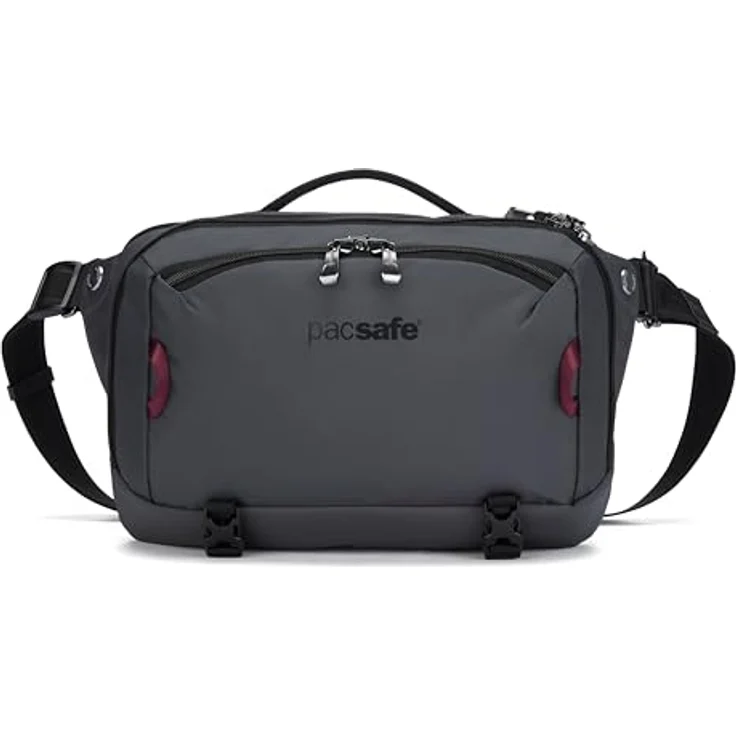 Pacsafe Pacsafe Exp Gürteltasche mit RFID Schutz, 36 cm, grau, 100% Polyester – Bild 1
