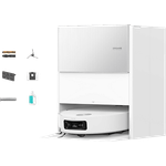 Dreame Aqua10 Ultra Roller Complete White Saug- & Wischroboter, beutellos, für Teppich, mit Sprachsteuerung & Smart-Home-Funktion