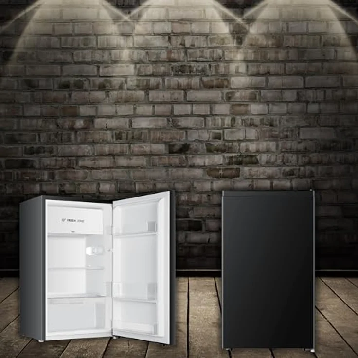 PKM KS93EB Kühlschrank schwarz mit Kaltlagerfach, 94 Liter Nutzinhalt, leise (36 dB) – Bild 8