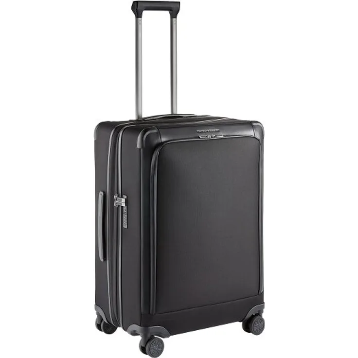 Porsche Design Roadster 4 Rollen Trolley 68 cm, schwarz, Polycarbonat mit Dehnfalte