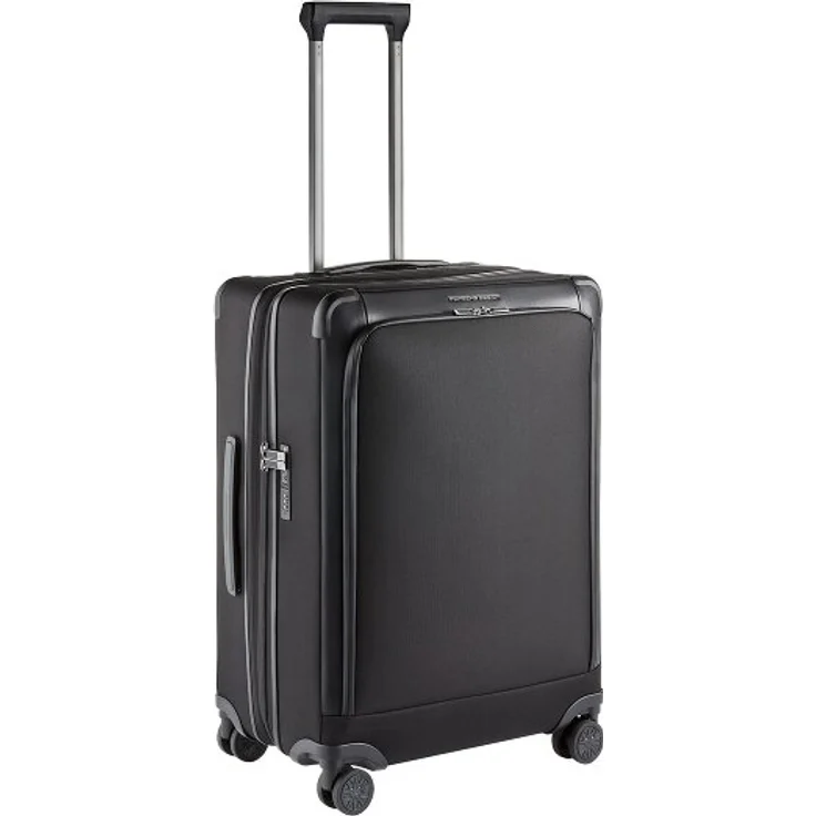 Porsche Design Roadster 4 Rollen Trolley 68 cm, schwarz, Polycarbonat mit Dehnfalte