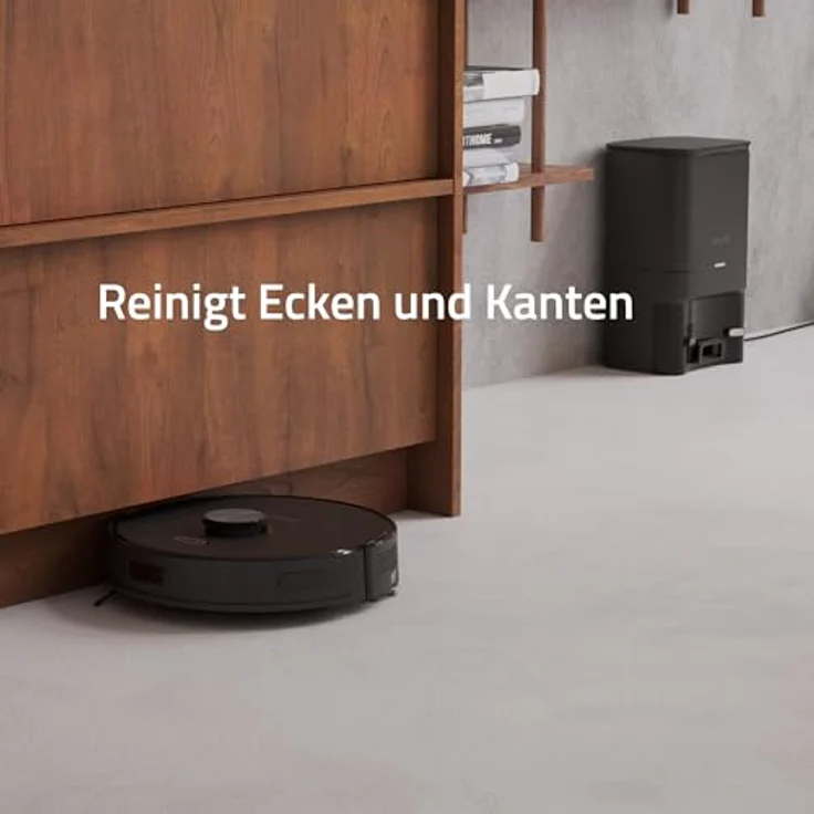 Hombli HBVR-0100 Saugroboter mit Absaugstation, 90 min Akkubetrieb, 2700 Pa Saugleistung, schwarz – Bild 5