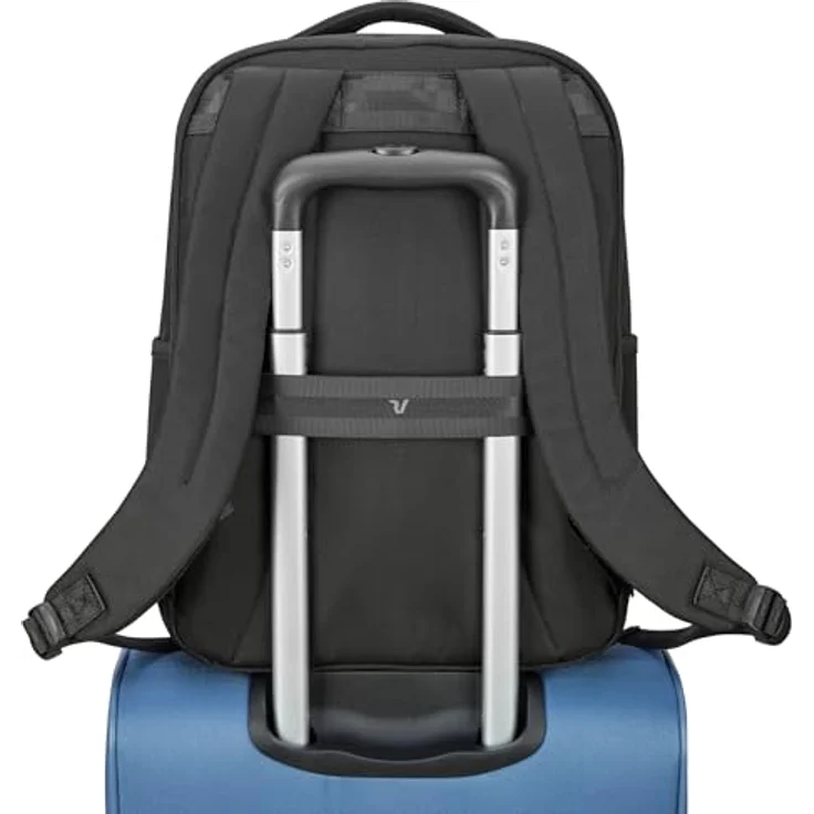 Roncato Gateway Business-Rucksack, 40 cm mit Laptopfach, schwarz, 100% Polyester – Bild 5