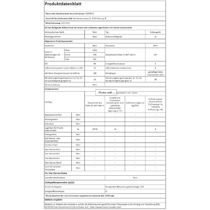 Gorenje G400 Einbau Kühlschrank, 197 l, N-ST, 35 dB, Schlepptürtechnik, Weiß – Bild 17