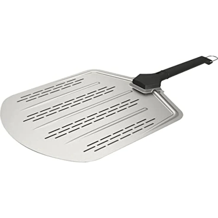 POWERHAUS24 Pizza-Schieber aus Aluminium, 36 cm breit, abnehmbarer Griff (klick), Profiqualität – Bild 1