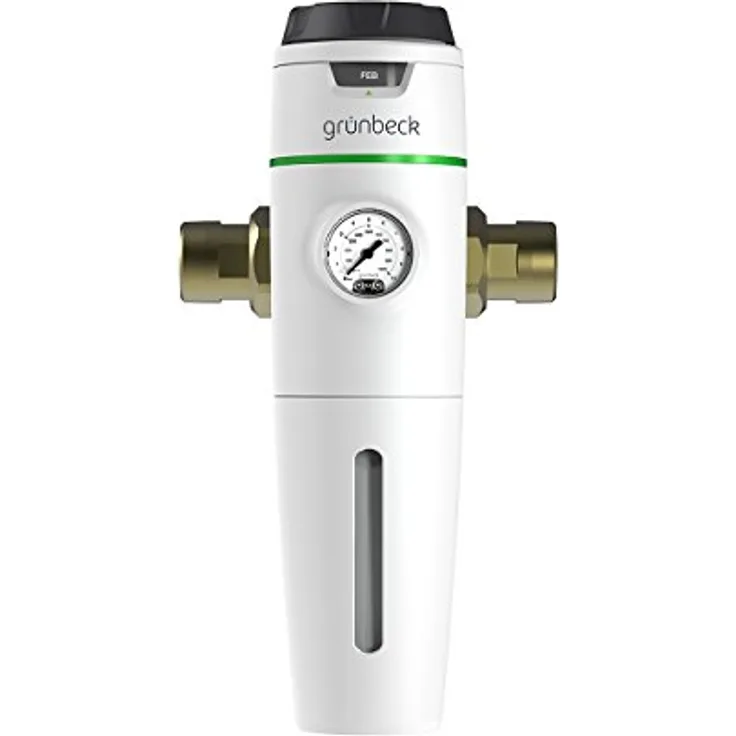 Grünbeck Feinfilter pureliQ:KD25, Trinkwasserfiltration mit Druckminderer, DN 25, 100 µm, PN 16, DVGW-zertifiziert