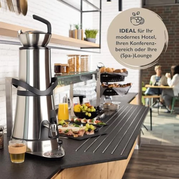 BEEM Samowar Amira mit Dispenser 10 l - Edelstahl, Induktionstechnologie, Leerlaufschutz, professionelle Anwendung – Bild 8